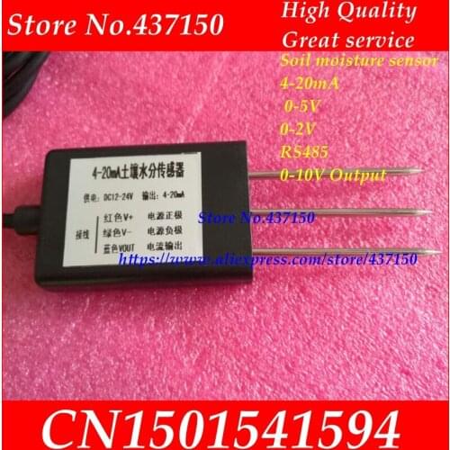 Soil moisture sensor soil Humidity sensor / soil moisture volume 4-20mA 0-5V 0-2V RS485 0-10V output voltage current output