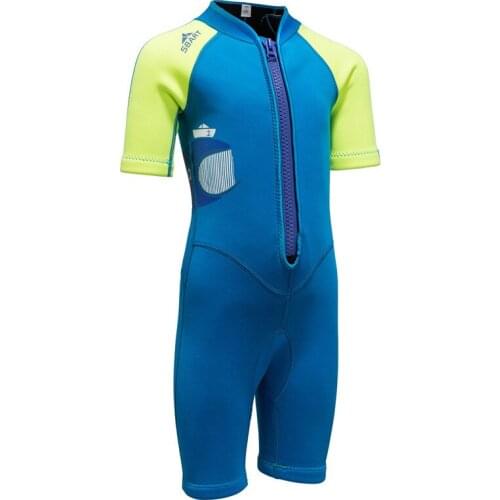 Kids Wetsuit 2mm Neoprene Thermal Swimsuit, Wet Suit for Spring Swimming Diving,Surfing, Rash Guard Shorty Swimsuit Jumpsuit