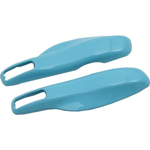 GLOSS LIGHT BLUE Hard Plastic Remote Key Fob Shell Protection Case Cover For Porsche Cayenne Panamera Macan 911 Boxster