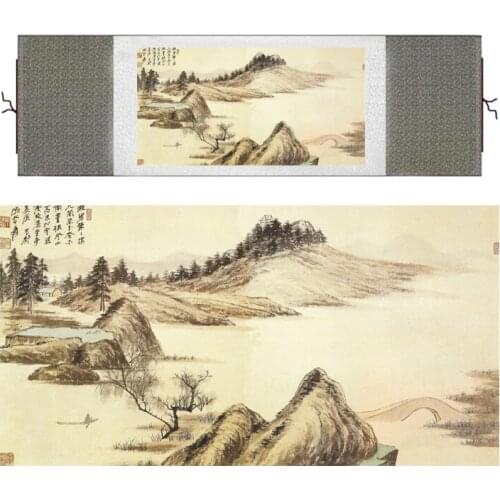 Mountain and River art painting Chinese traditional landscape painting Chinese wash picture