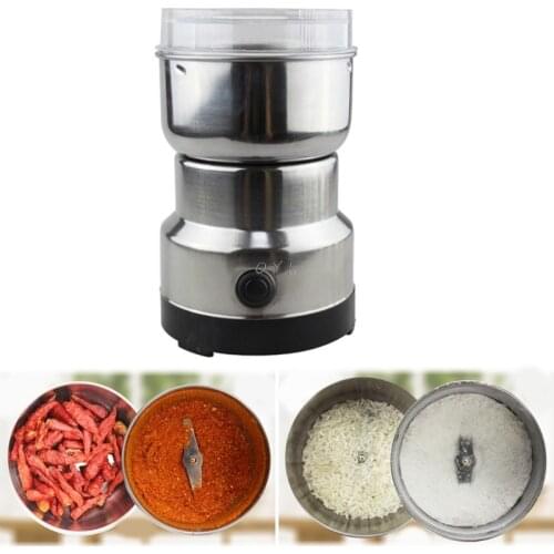 Coffee Grinder Stainless Electric Herbs/Spices/Nuts/Grains/Coffee Bean Grinding kitchen Appliance Coffee Grinder EU Plug