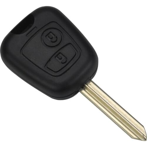 Kutery 10pcs 2 Buttons Remote Car Key Shell Case Cover For Peugeot Partner Expert Boxer SX9 For Citroen C-Elysee