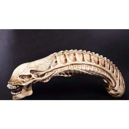 Alien skull model resin crafts Halloween decoration model