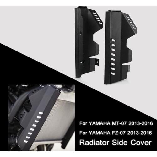MT07 FZ07 Motorcycle Aluminum Radiator Side Covers Guard Kit For YAMAHA MT-07 FZ-07 MT FZ 07 2013 2014 2015 2016 Accessories