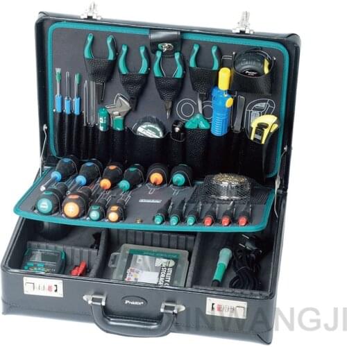 Proskit PK-15305B Professional Household Commonly Used Maintenance Tools Group Kit (42 In 1) Electronic Electrician Repair Set