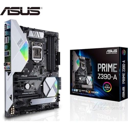 NEW for ASUS PRIME Z390-A desktop motherboard original motherboard for ASUS intel LGA 1151 DDR4 I3 I5 I7 USB2.0 USB3.0 USB3.1