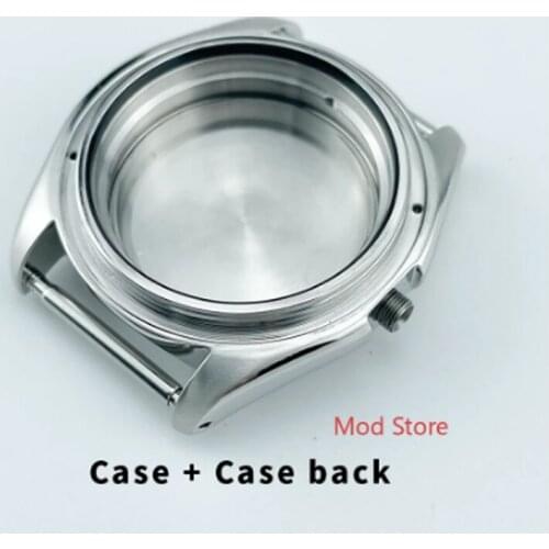 NEW ARRIVAL 42mm SKX007/SRPD Watch Case Fashion Mod Parts 316L SS 300M Waterproof No Crown Finish Guard 3 O'Clock Drilled lugs