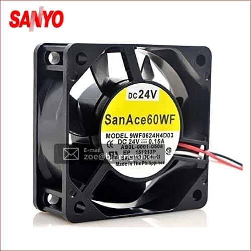 Original Sanyo Fan SanAce 60WF 9WF0624H4D03 6025 24V Fanuc System Dedicated