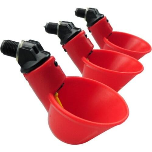 1Pcs Automatic Chicken Drinker Plastic Poultry Drinker Drinking Cup Is Easy To Install 2021