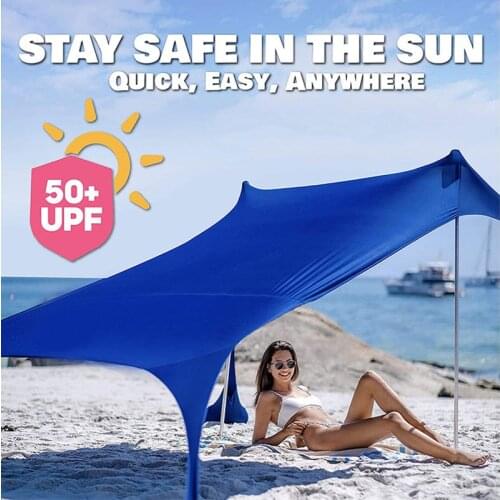 Beach Tent Sun Shelter Outdoor Tent Shade tents tents beach canopy Shade membrane for beach umbrella tent Tourist Tents