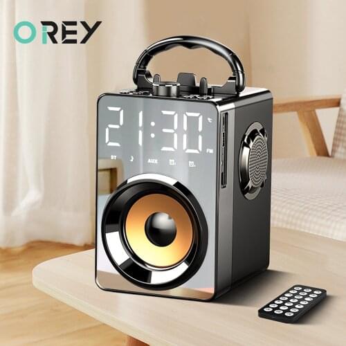 Portable Bluetooth Speaker Subwoofer Bass Big Computer Wireless Speakers Column Support FM Radio AUX Remote Control Home Theater