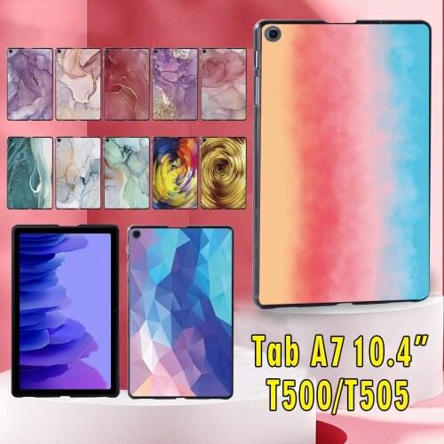 Multicolor Case Cover Samsung Galaxy Tab A7 10.4" 2020 T500 T505 Tablet Plastic Durable Drop Resistance Case for SM-T500 SM-T505