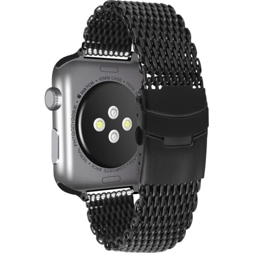 Stainless Steel Watchband for 38MM-40MM Concise Silver Apple Watch Strap Practical Replacement for Apple Watch