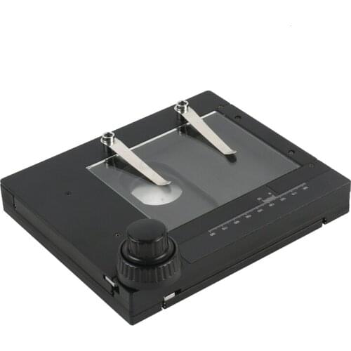 Removable Measuring X Y Moving Stage XY Working Table Stand For Inspection Microscopes Platform