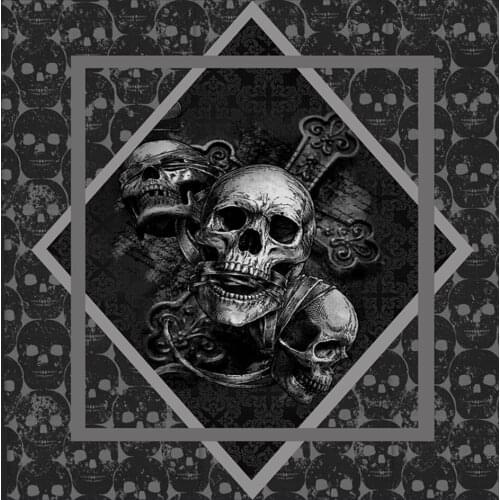 Nordic Skull 3D Printing Carpets For Living Room Bedroom Area Rug Kids Room Play Tent Floor Mat Modern Home Hallway Large Carpet
