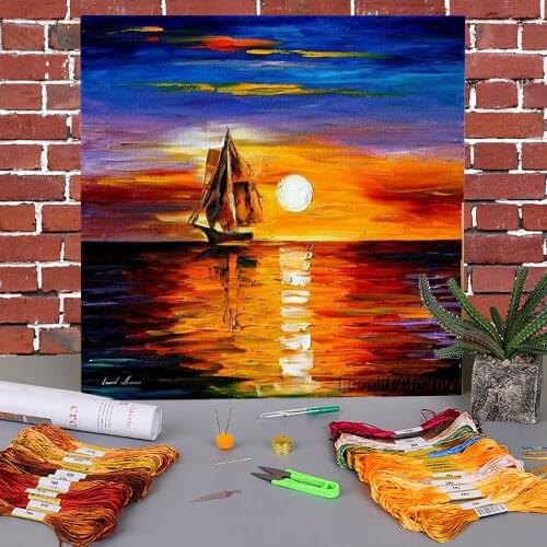 In Expectation Printed 11CT Cross Stitch Complete Kit DIY Embroidery DMC Threads Hobby Handmade Painting Handicraft Magic