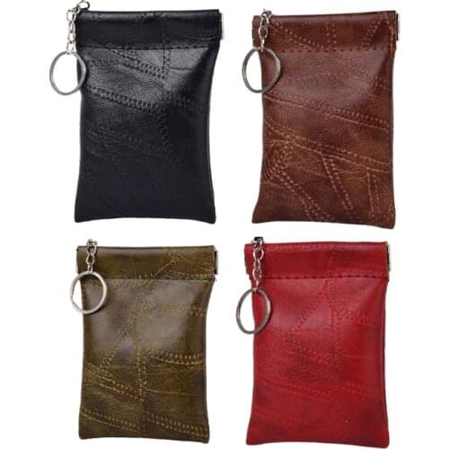 High Capacity Key Wallet Women Men Coin Housekeeper Keychain Purse Organizer Bag Car Keys Cover Simple Key Holder Case