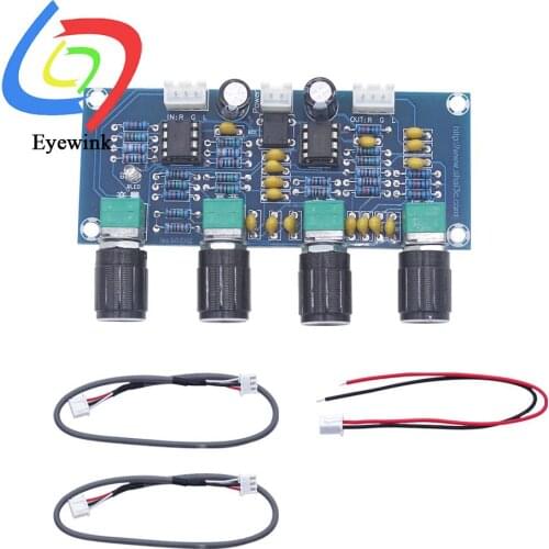 XH-A901 NE5532 Tone Board preamp Pre-amp With treble bass volume adjustment pre-amplifier Tone Controller For amplifier Board
