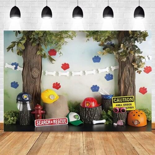 Yeele Search Rescue Theme Forest Jungle Baby Shower Boy Birthday Backdrop Photography Background Vinyl Photo Studio Photophone