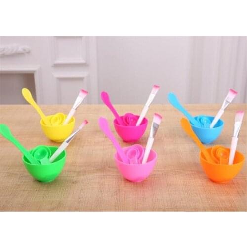 Health 4 in 1 DIY Facial Mask Mixing Bowl Brush Spoon Stick Tool Face Care Set