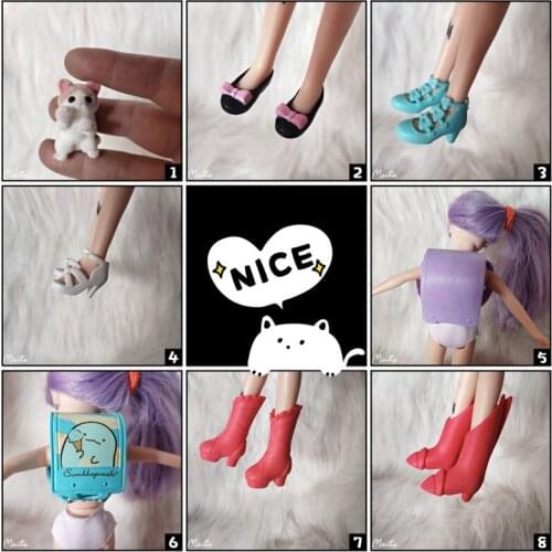 1/6 Doll Shoes Mix style High Heels Sandals Boots Colorful Assorted Shoes Accessories For Barbie Doll Baby Xmas DIY Toy