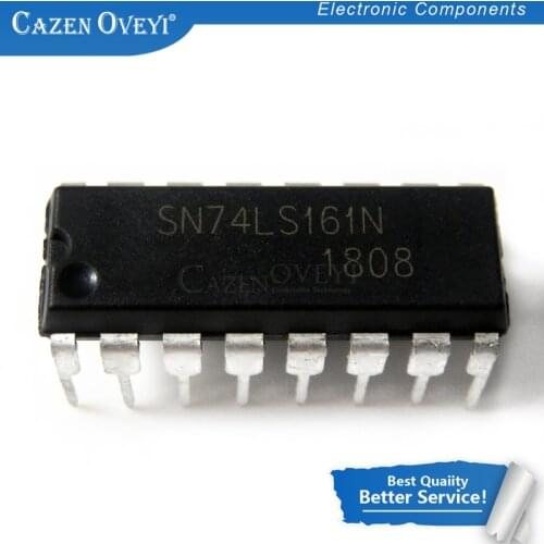 10pcs/lot SN74LS161N DIP-16 74LS161 DIP16 SN74LS161AN DIP HD74LS161AP In Stock