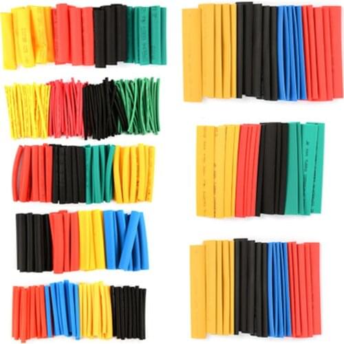 2:1 New Heat Shrinkable Tube Set Wrap Wires Cable Insulated Polyolefin Heat Shrink Tube Ratio Tubing Insulation Shrinkable Tubes