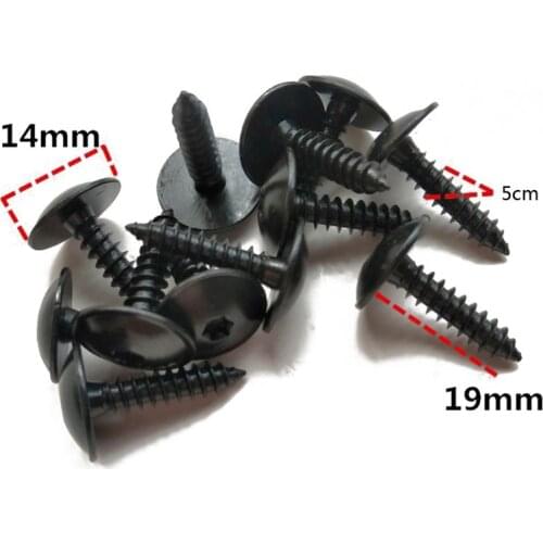 20 Pcs/lot Universal Engine Cover Undertray Wheel Arch Torx Screw Fastener Clips for undertrays mudguards wheel arches bumpers
