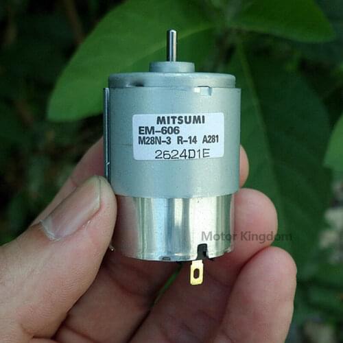 28MM MITSUMI M28N-3 R14 RS-385 DC 24V 5000RPM Silent Motor For Copier Printer
