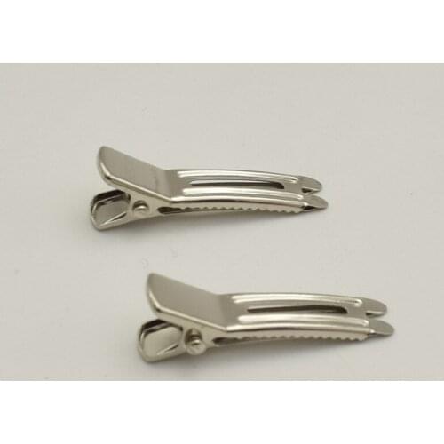 500pcs 3.5cm Double Prong Alligator Clips With Teeth for Bow Making Wholesale Flower Clip