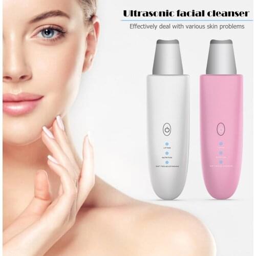 Cleansing Blackhead Peeling Shovel Facial Pore Cleaner Ultrasonic Skin Scrubber Clean Exfoliating Instrument Spot Cleaner