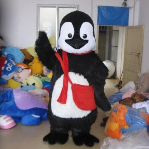 Black Penguin Mascot Costume Suits Cosplay Party Game Fancy Dress Outfits Advertising Promotion Carnival Halloween Parade Animal