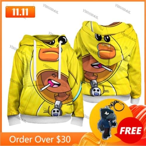 Spike Nita Bear Childrens Wear Shooting Game 3d Swearshirt Boys Girls Tops Kids Hoodie Shoot Shark Leon Star, Hoodies Clothes