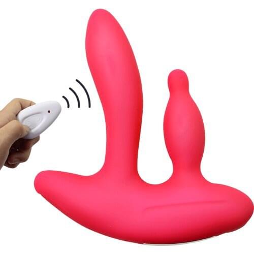 Double Vibration Couple Invisible Panty Vibrator 11 Speed Powerful G Spot Vagina Anus Perineum Stimulation Female Dildo Sex Toys