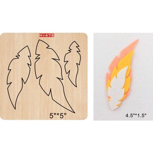 Brand new handmade DIY feather earring cutting mold from Katu new die cutting dies HY478