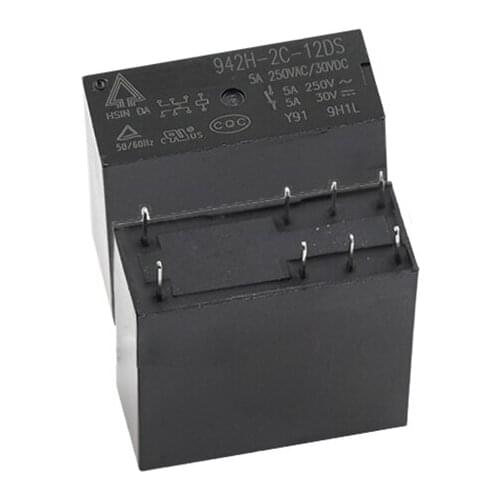 HOT NEW 12V relay 942H-2C-12DS 942H 2C 12DS 942H2C12DS DC12V 12VDC 12V 5A 8PIN