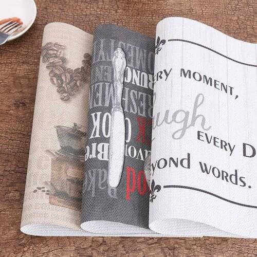 Салфетки сервировочные ПВХ Hinta China At AliExpress