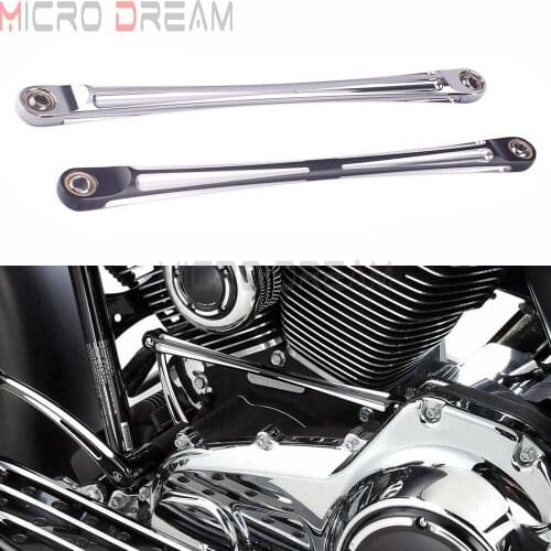 Motorbike Black Aluminum Gear Shift Rod Linkage Lever For Harley Touring Softail Glide Road King 1986-2018 FLHT FLTR FLST FLTC