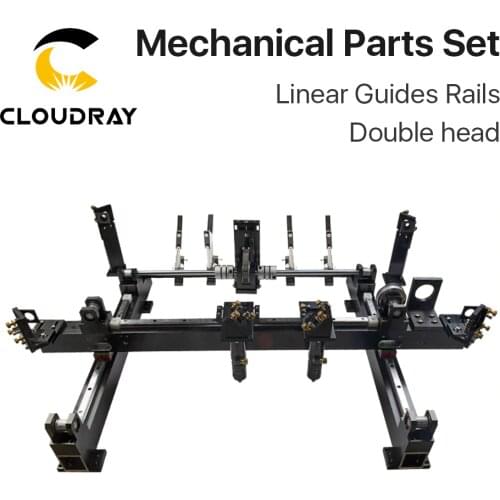 Cloudray Mechanical Parts Set 1300mm*900mm Single Double Head Laser Kits Spare Parts for DIY CO2 Laser 1390 CO2 Laser Machine