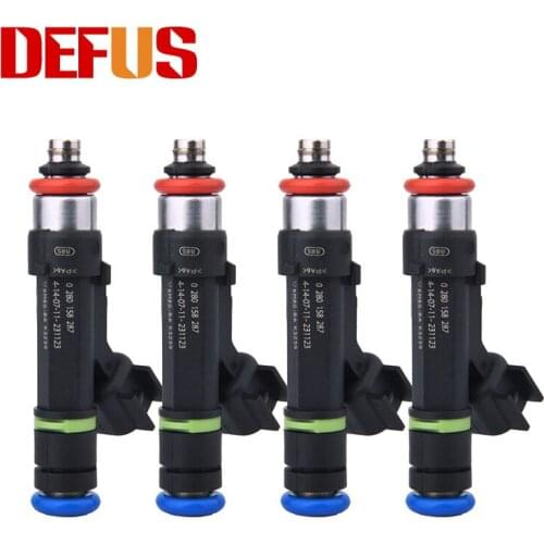 4X Original Fuel Injector OEM 0280158287 For Mazda 3 5 6 MX5 1.8-2.3 MZR DISI AWD 02-09 Nozzle Injection Car Engine Injectors
