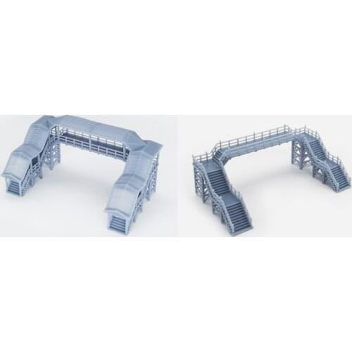 Outland Models Overhead Footbridge 1:160 N Scale Railway Scenery