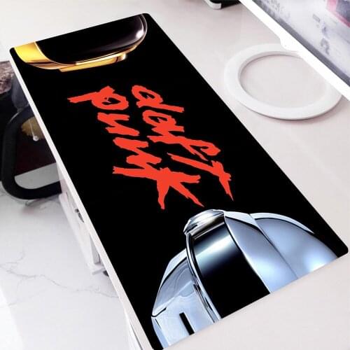Pink Mouse Pad Cute Daft Punk Carpets Computer Mat Mousepad Anime Carpet Kawaii Accessories Gamer Keyboard Deskmat Mausepad Mice