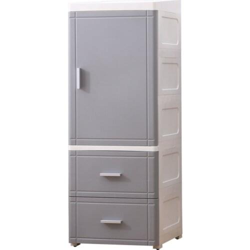 Slit cabinet drawer type plastic narrow slit storage cabinet kitchen storage cabinet bathroom slit shelf combination