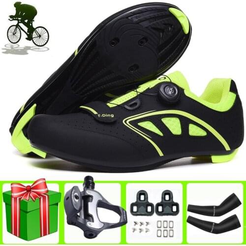 New Road Cycling Shoes Men Professional Biking Self-locking Ultralight Bicycle Sneakers Outdoor Sport Bicicleta Carretera