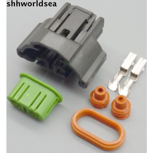 Worldgolden 5/30/100sets 2Pin Auto connector,Auto lamp holder for H11,M6 fog lamps plug for Toyota,Mazda,Honda etc