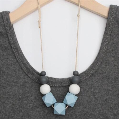 1pc Colorful Wooden Beads Necklaces & Pendants For Women Beads Statement Necklace Womens Wood Jewelry For Gifts To Woman E2068