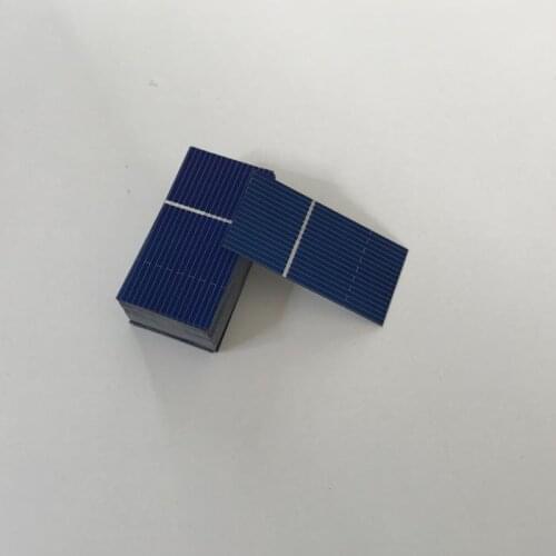 ALLMEJORES 100Pcs Solar Cells 52x26mm 0.23W 0.5V for DIY Solar panel kits chargering for fan ,light ,toy .solar battery charger