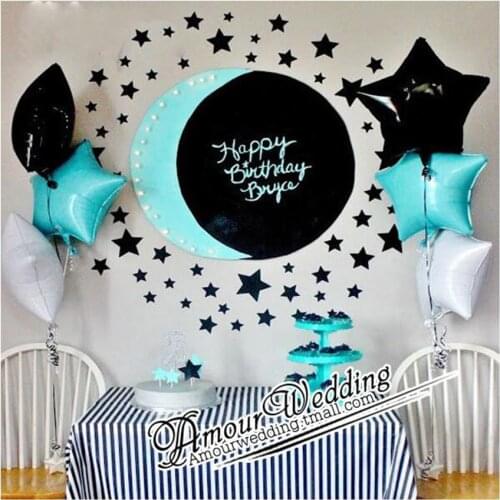 6pcs/lot 18inch Wedding Birthday Party Helium Globos Decor Toys Five-Point star foil ballon For Wedding Birthday Party supplies