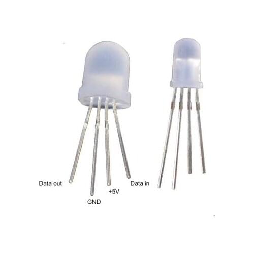 Mix PL9823 5MM 8MM addressable led diode for diy, teach, experiment etc
