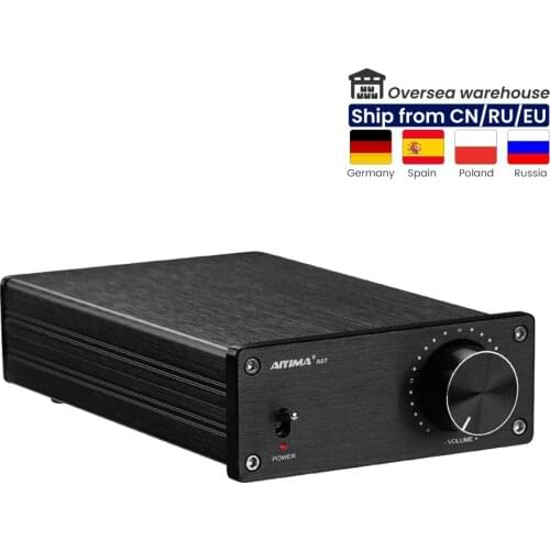 AIYIMA Mini HIFI TPA3255 Stereo 2.0 Channel 300W×2 High Power Digital Amplifier Class D Audio AMP For Home Sound Theater DIY
